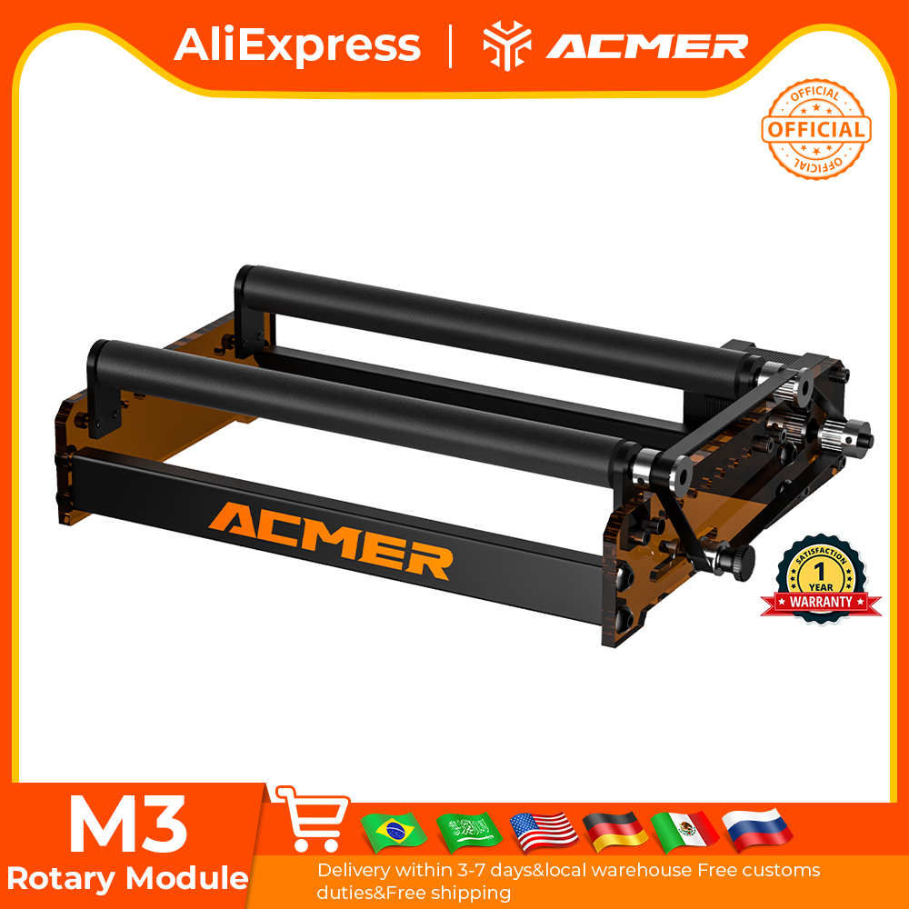 Laser Engraving Software - Лазерный ролик ACMER M3 на 360°