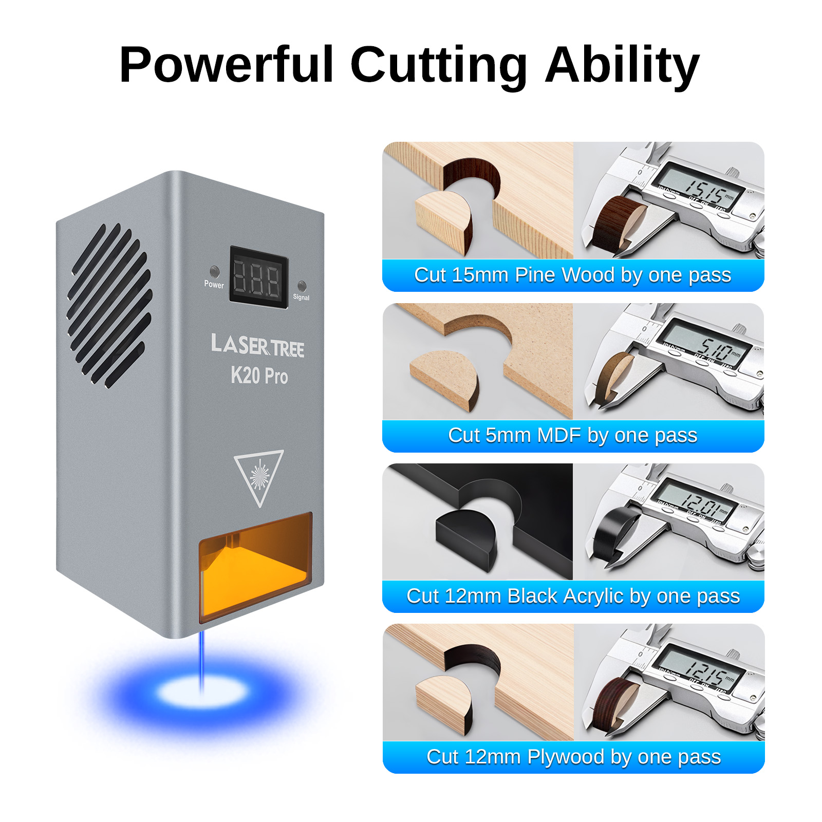 LASER TREE Высокомощная лазерн – обзор и цена Metal Laser Cutter Head