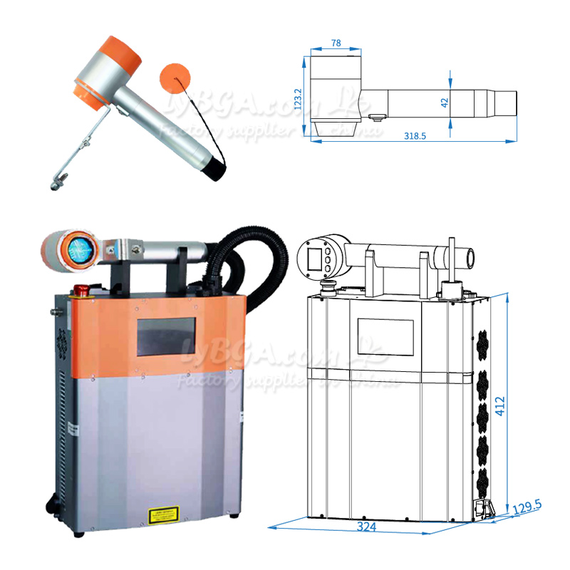 LY-LCG100A Импульсная лазерная – обзор и цена Industrial Laser Cleaning