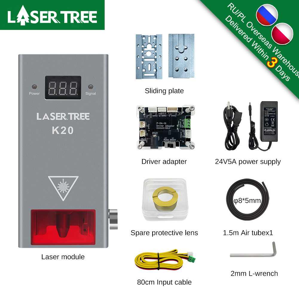 LASER TREE 20 Вт 10 Вт 5 Вт Ла – обзор и цена Metal Laser Cutter Head