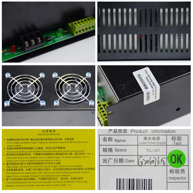 Блок питания для лазерного обо – обзор и цена Laser Power Supply 60W